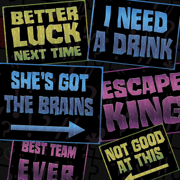 70 Escape Room Signs 1 Price Theme 2 Spookteek
