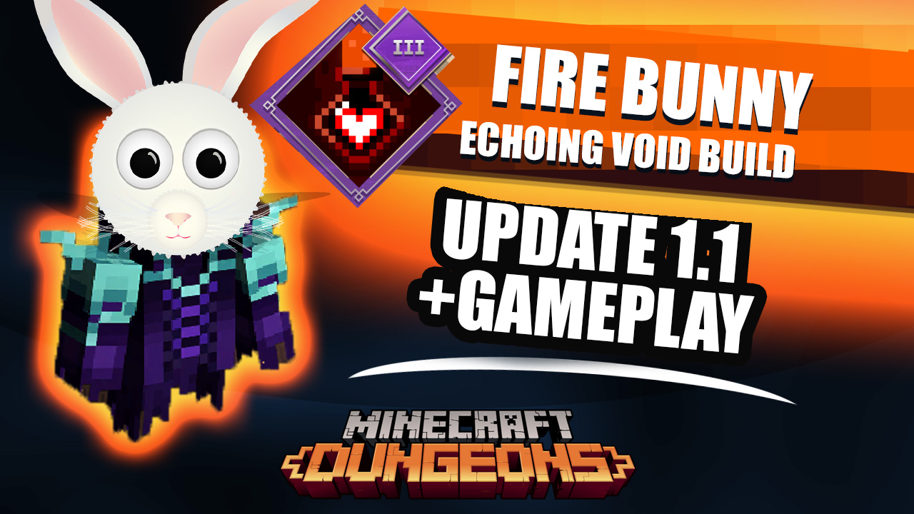 Minecraft Dungeons Roll build using Unstable Robes