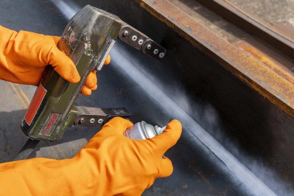 Step to NonDestructive Testing(NDT) of welding with process