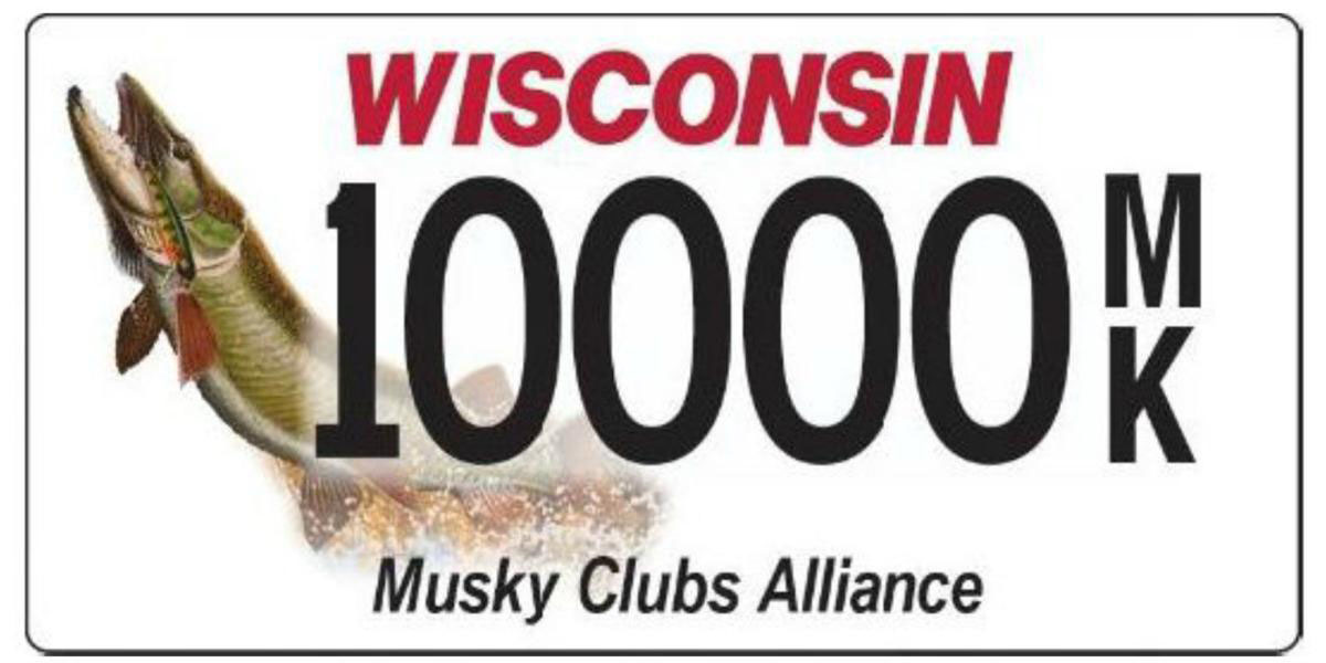Musky License Plates for Your Vehicle Spooner Hatchery