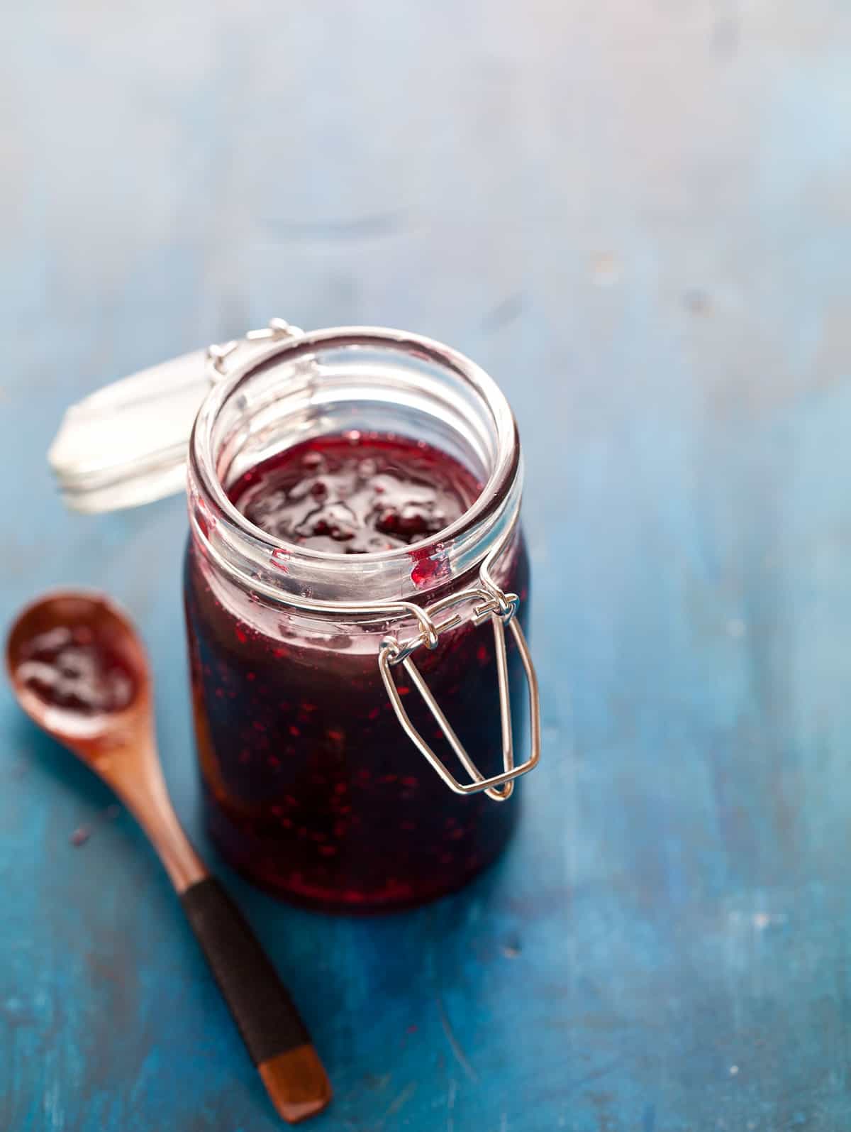 Simple Blackberry Jam Jam recipe Spoon Fork Bacon
