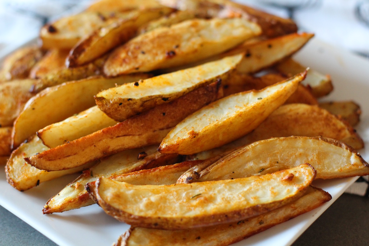 OvenBaked Potato Wedges Spoon Me Slender
