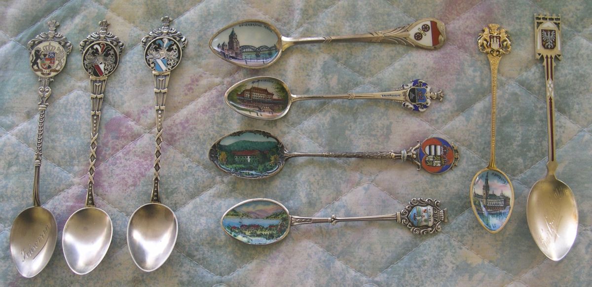 German silver Spoons