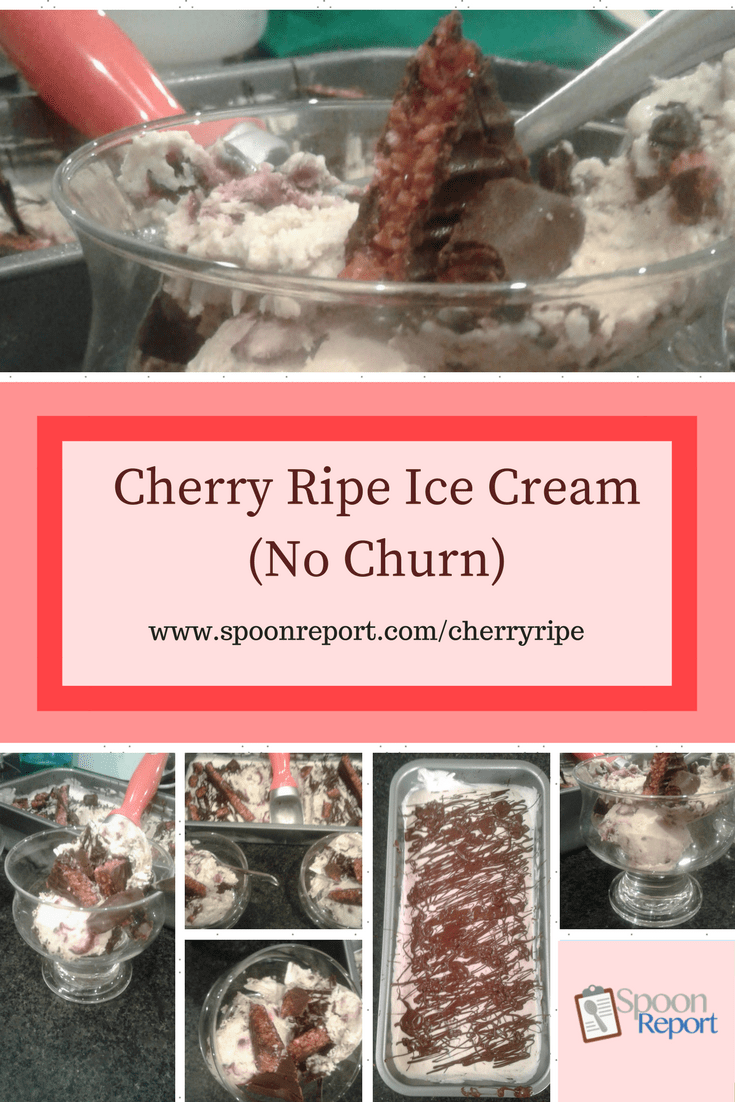 Cherry Ripe Ice Cream Recipe (No Churn) Spoon Report