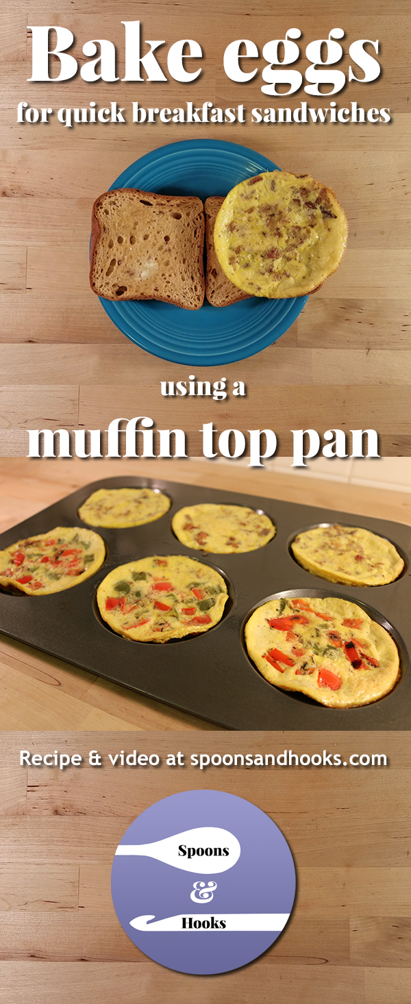 Recipe Baked eggs for breakfast sandwiches Spoons & Hooks