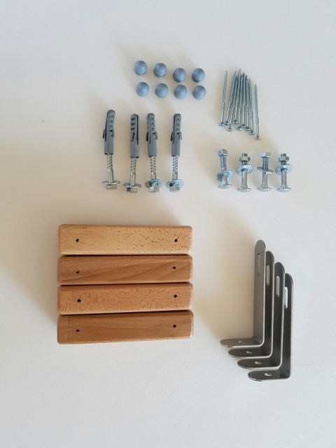 Wandbefestigungsset für Sprossenwand, Artikelnr. 2447 - Sport Andre