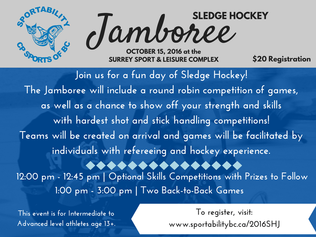 2016 Sledge Hockey Jamboree SportAbility
