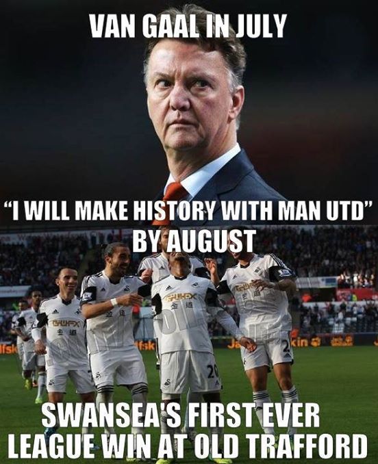 19 Best Memes of Manchester United & Louis van Gaal Losing