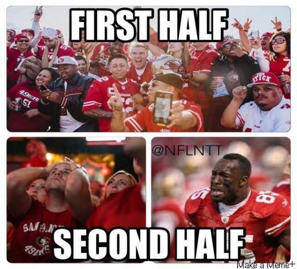 30 Best Memes of Colin Kaepernick & the San Francisco 49ers Choking