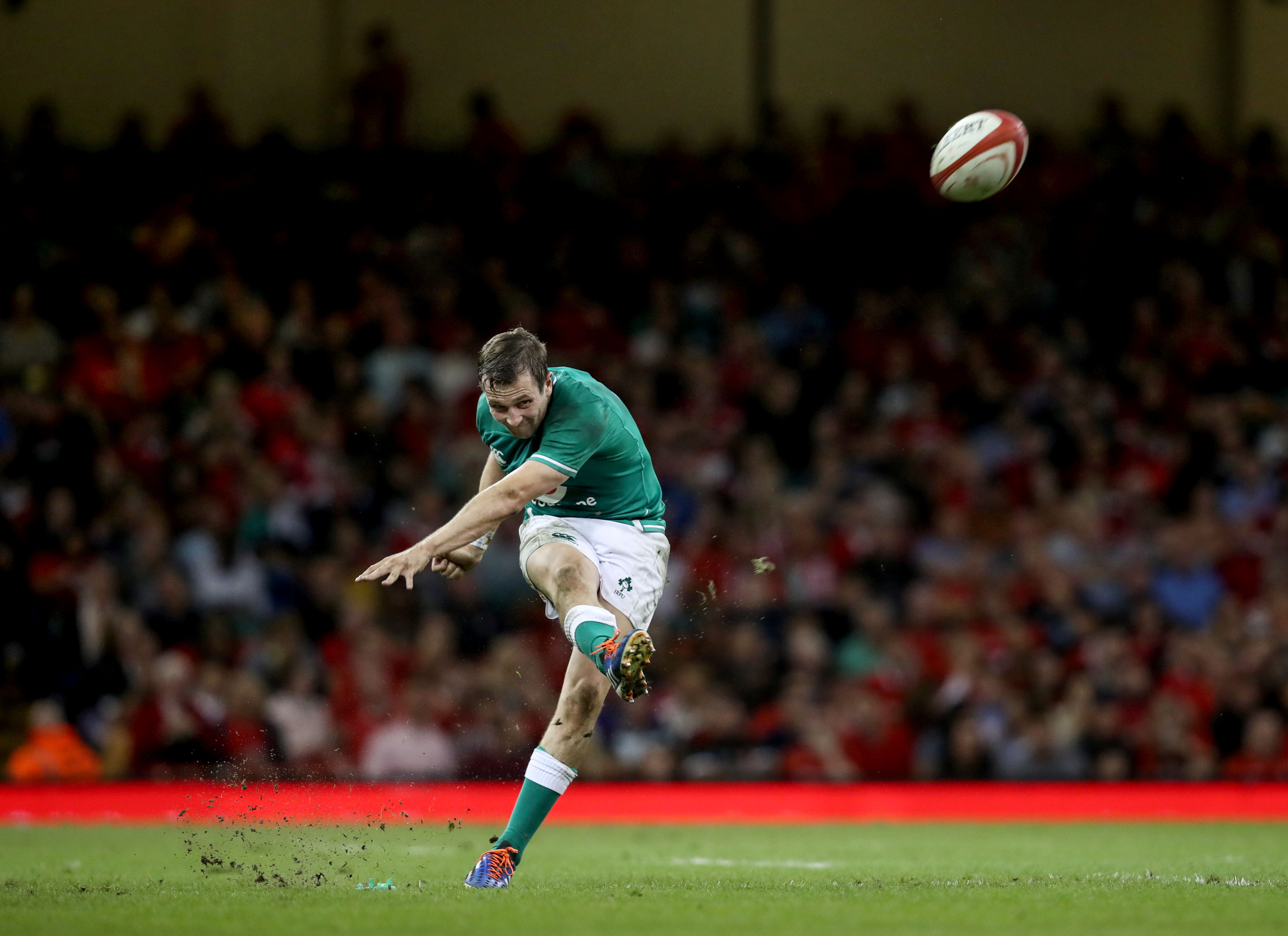 Jack Carty kicks at goal 31/8/2019 Sporting Limerick