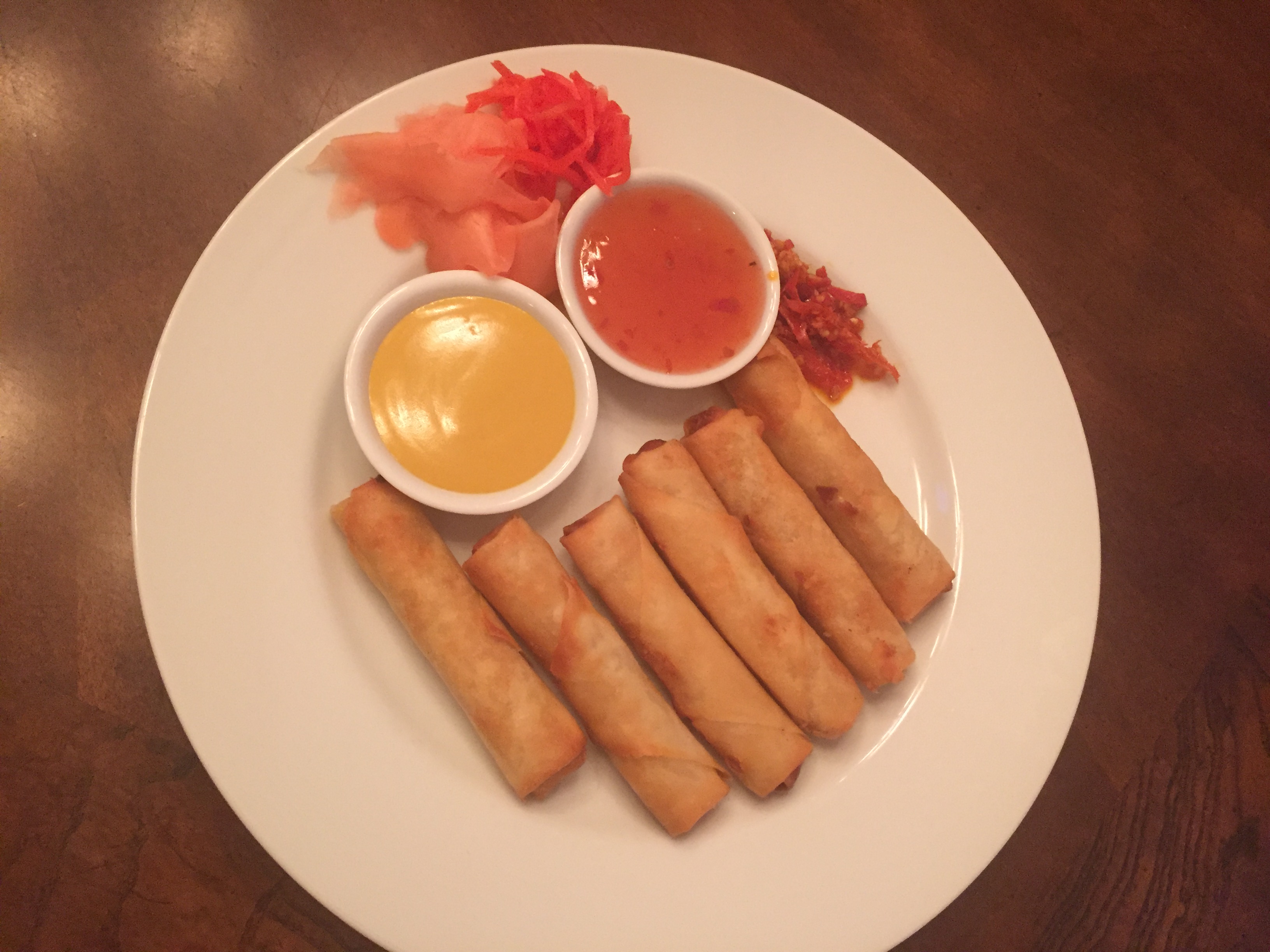 Lumpia with Thai Sweet Chile Sauce Sporting Road