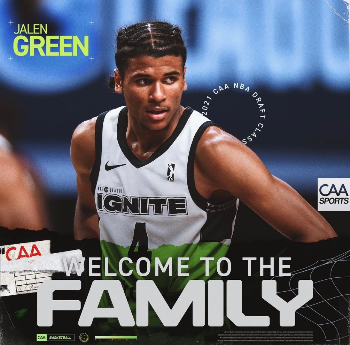CAA Basketball Signs Jalen Green SPORTS AGENT BLOG