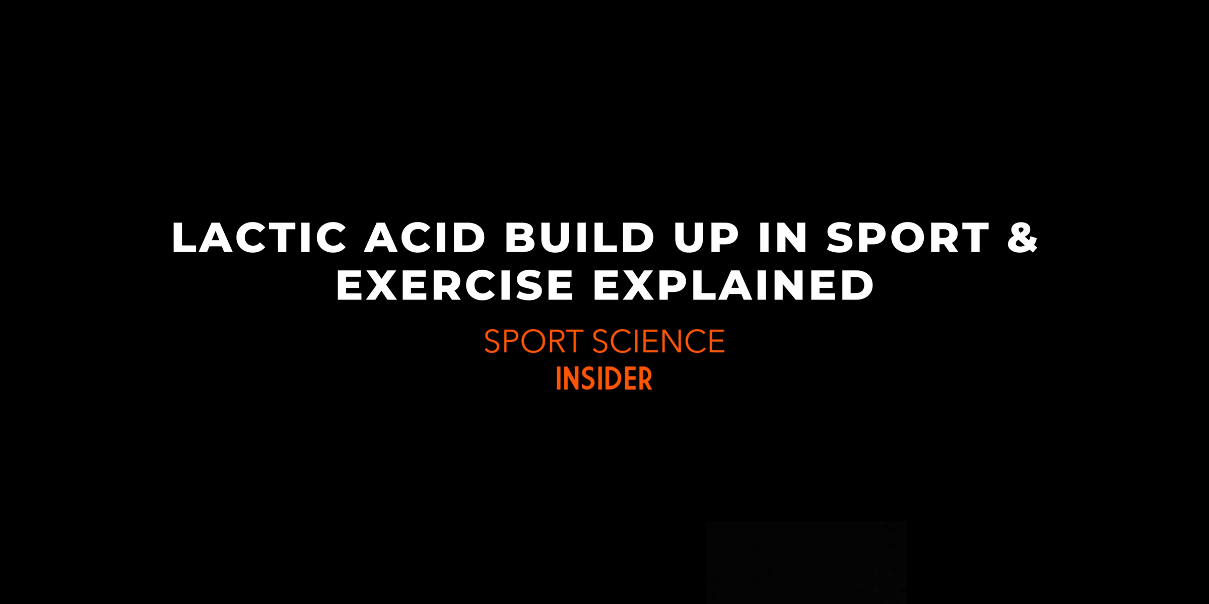 Lactic Acid Build Up in Sport & Exercise Explained Sport Science Insider