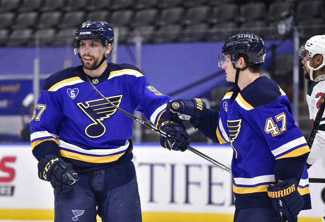 Ville Husso's first career shutout leads the St. Louis Blues past Wild
