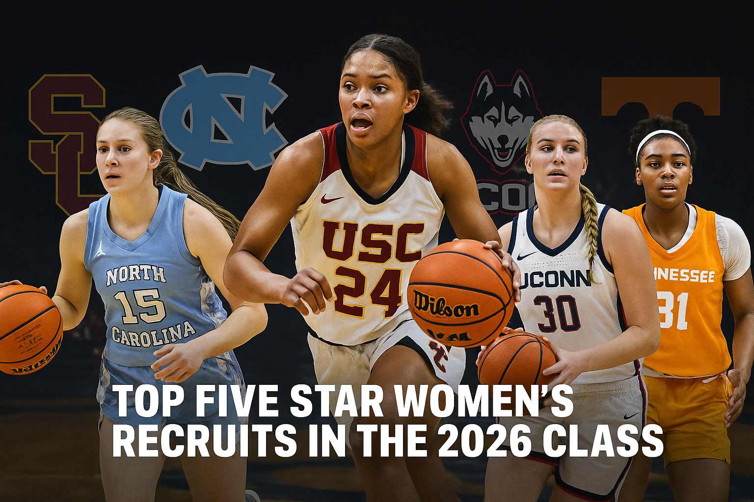 Tracking the Top Five Star Women's Recruits in the 2026 Class