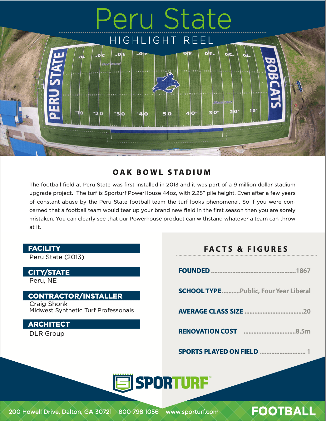 Artificial Turf Football Field Installation Sporturf