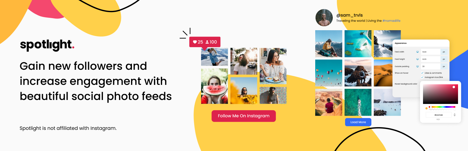 Spotlight Instagram Feeds • A WordPress Plugin