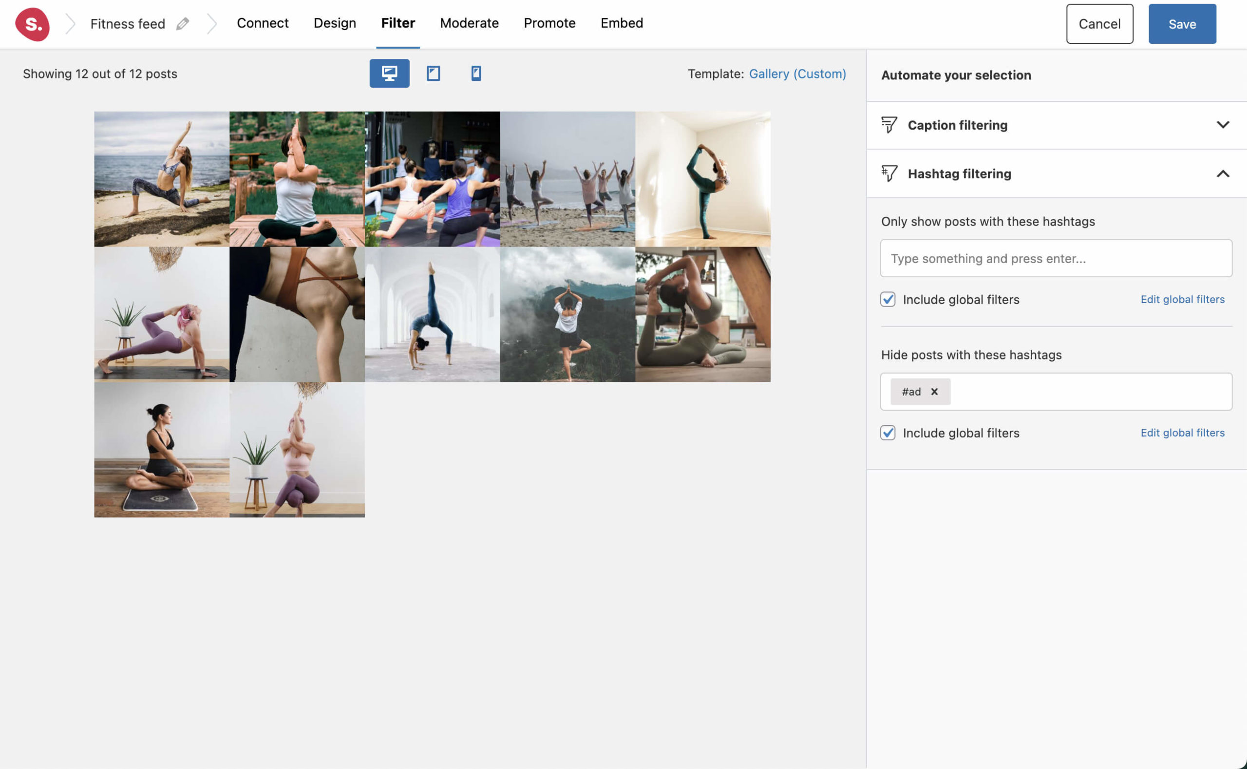 How to Filter an Instagram Feed by Hashtag • Spotlight
