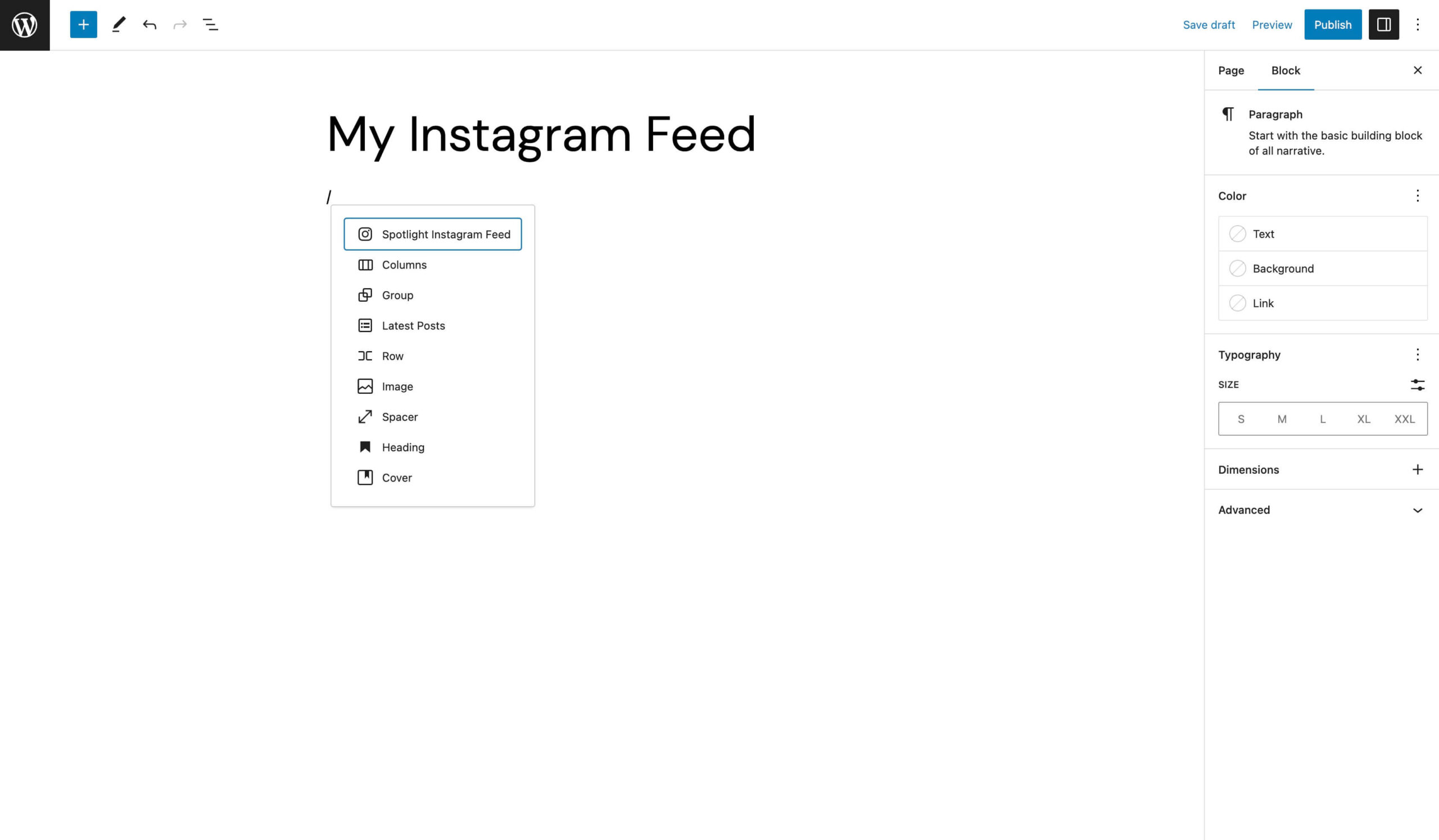 How to Create a Custom Instagram Feed in WordPress (In 4 Steps) • Spotlight
