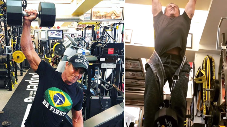 Sylvester Stallone Putting In Work For Creed II