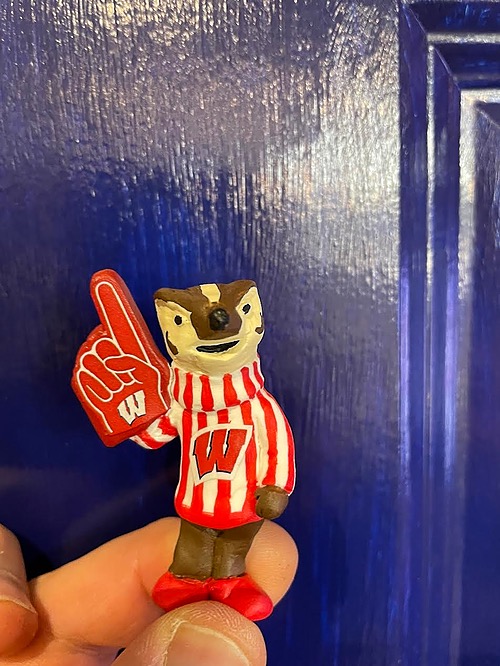 Bucky Badger Figure Baraboo Toy Soldier Shoppe