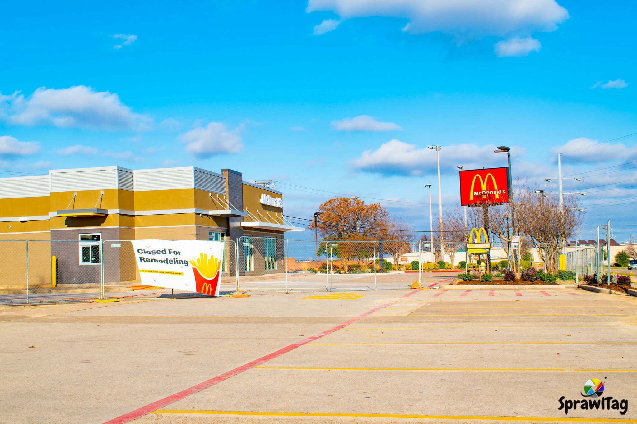 McDonalds being remodeled in Plano Texas ⋆