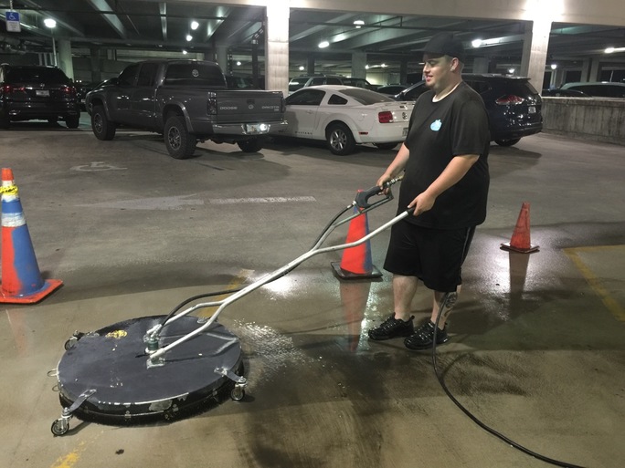 Commercial Concrete Cleaning Spray Wash Tallahassee