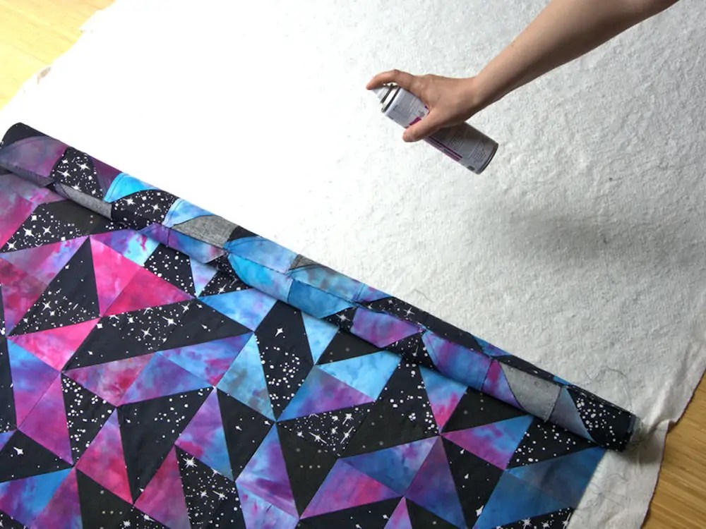 How to Baste a Quilt Using Spray Adhesive？ SPRAYIDEA