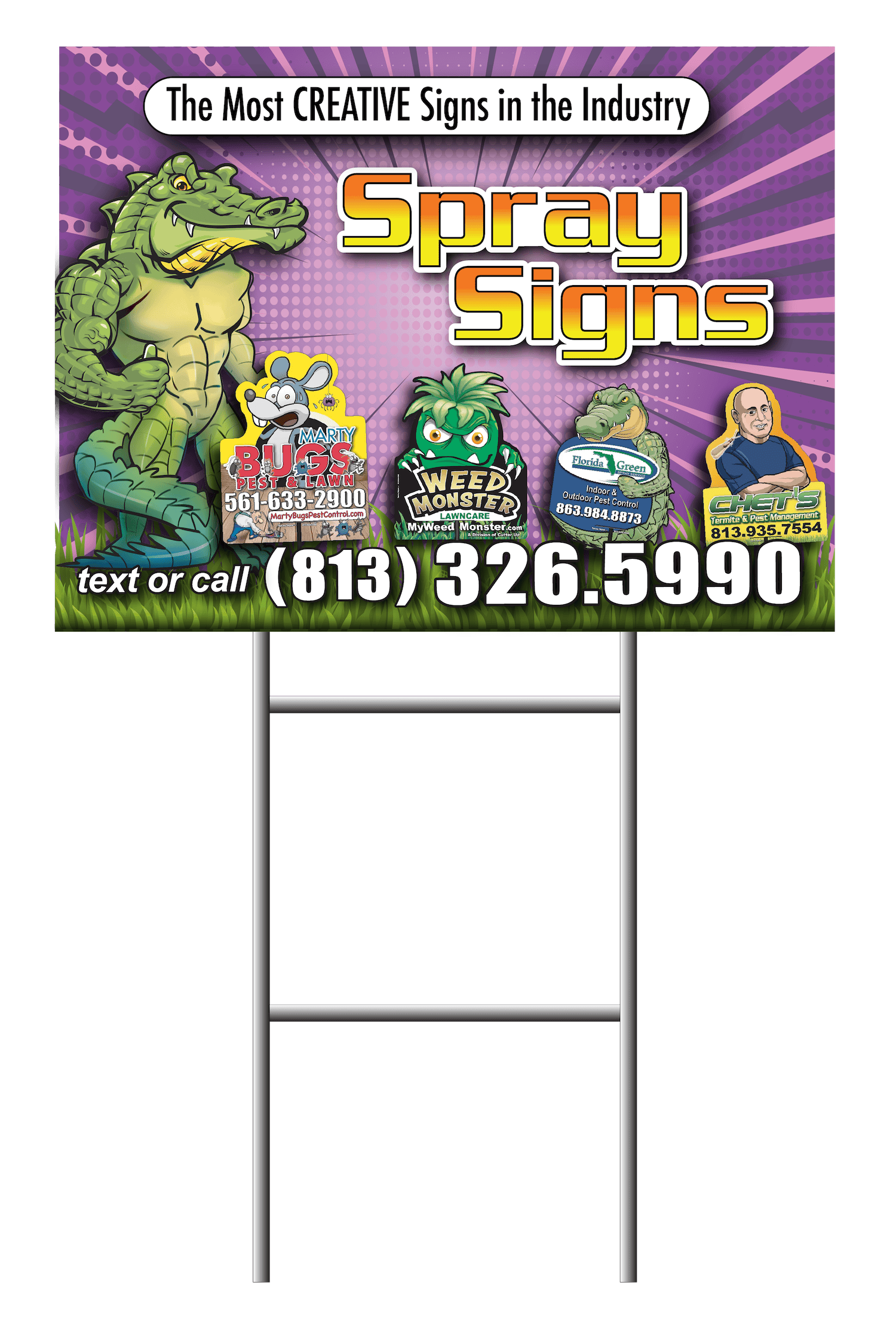 18” x 24” Coroplast Signs Spray Signs