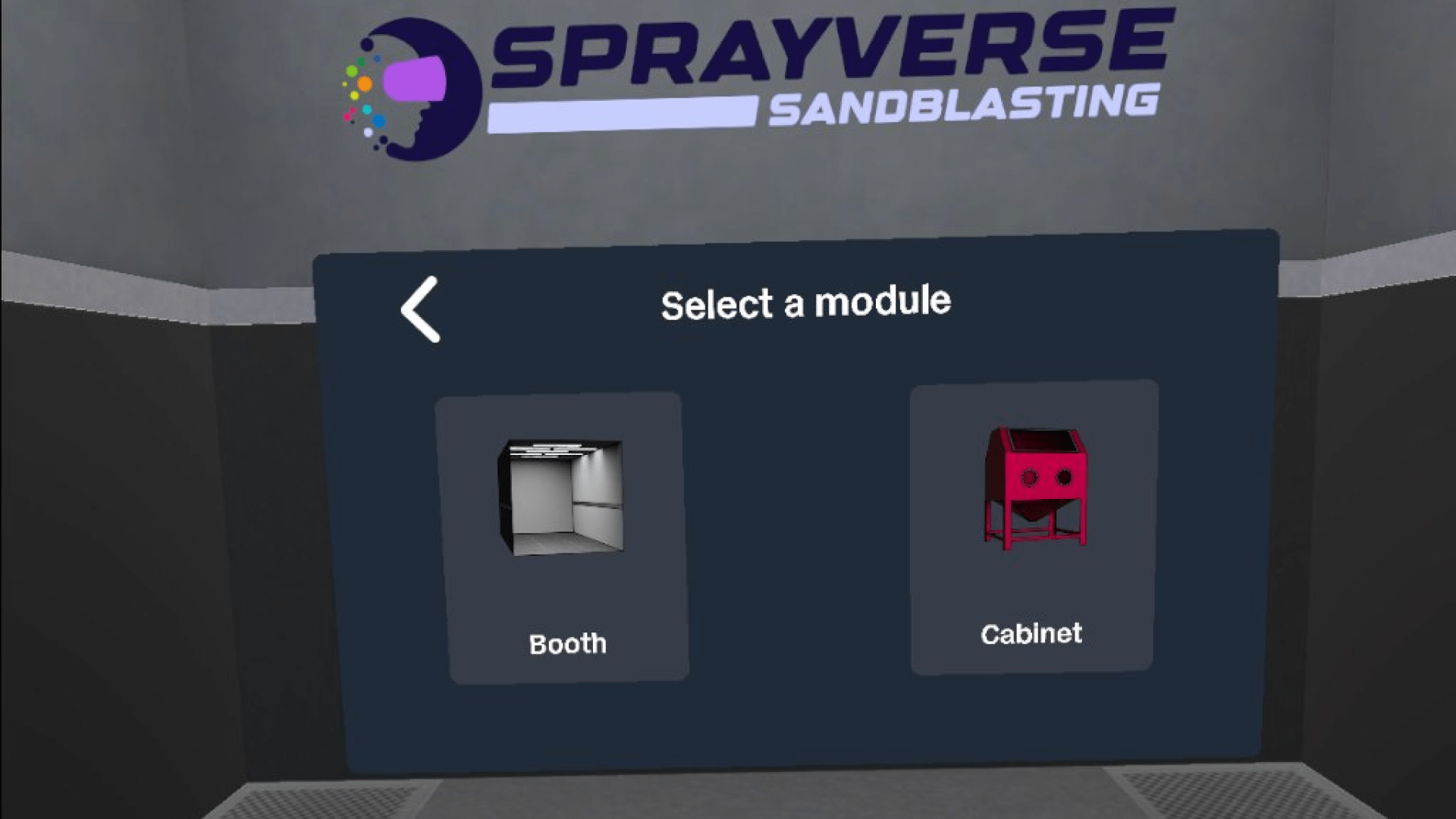 SprayVerse Sandblasting VR Simulator App SprayVerse Spray Painting