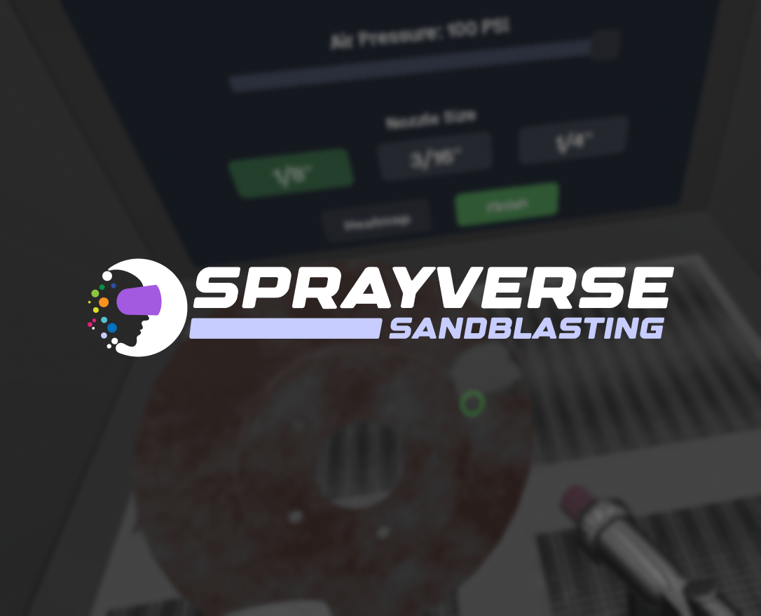 Introducing the Sandblasting VR Training Simulator by SprayVerse! SprayVerse Spray Painting