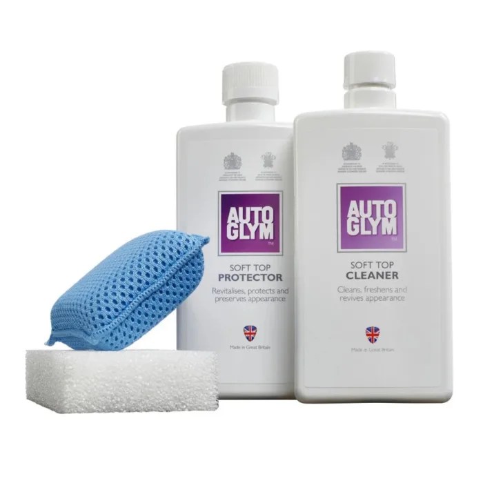 Autoglym Convertible Soft Top Cleaner Cabriolet Hood Protect Kit