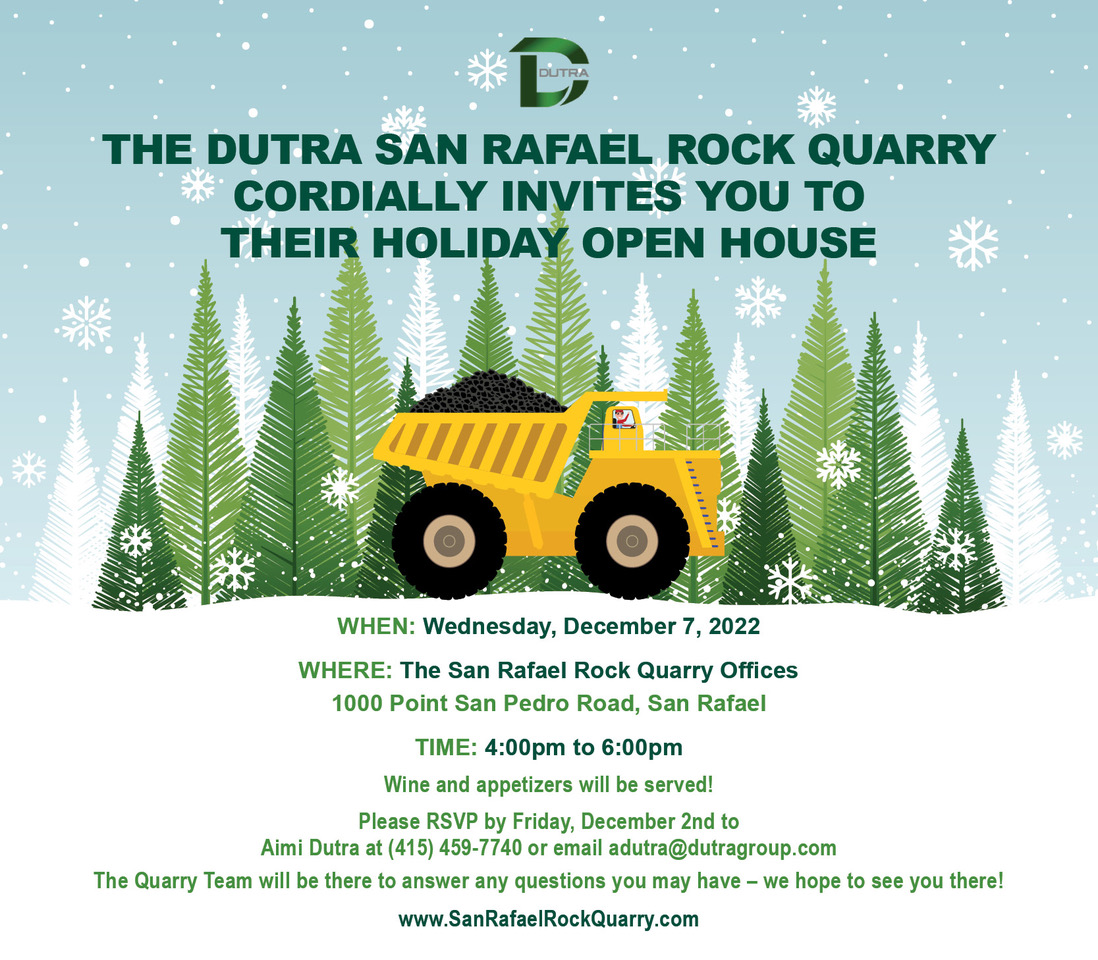 S.R. Rock Quarry Holiday Open House 12/7/22 Pt. San Pedro Road Coalition