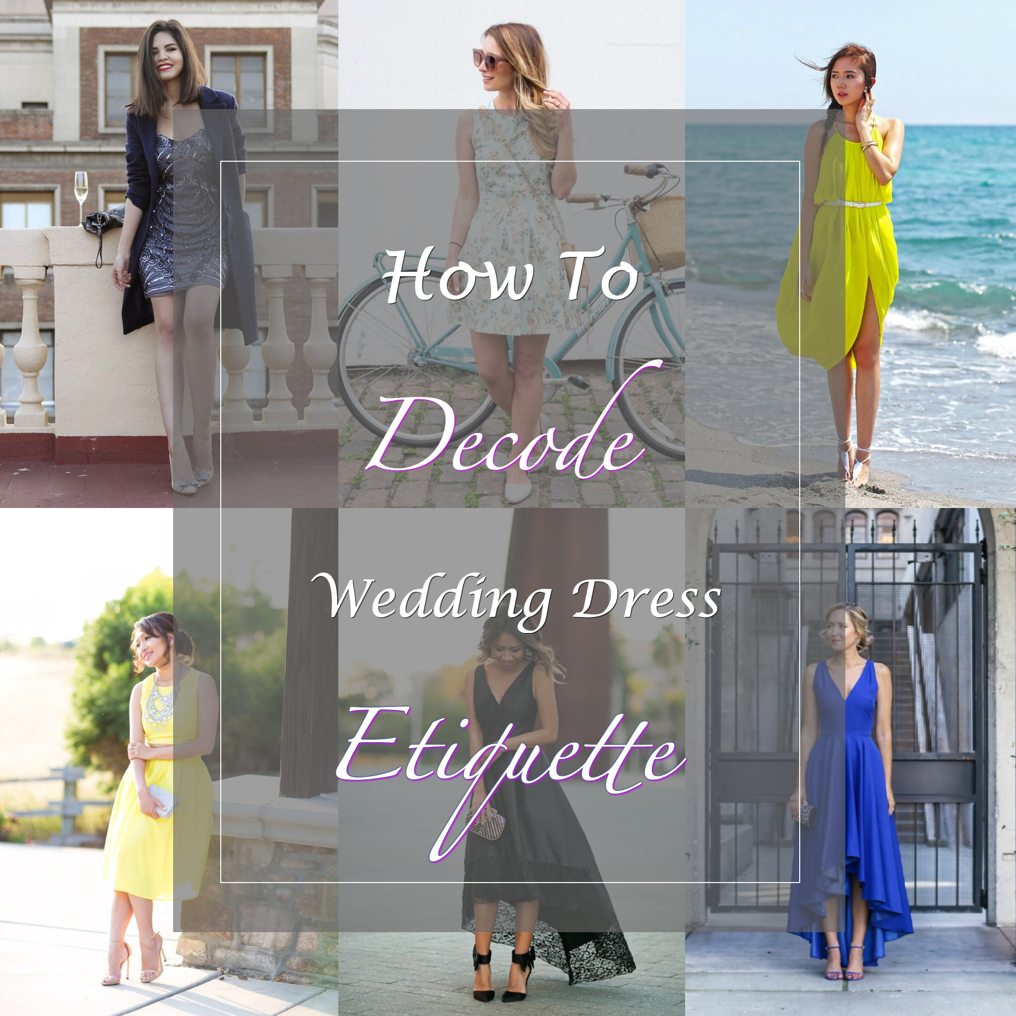 How To Decode Wedding Dress Etiquette SpreadStyle