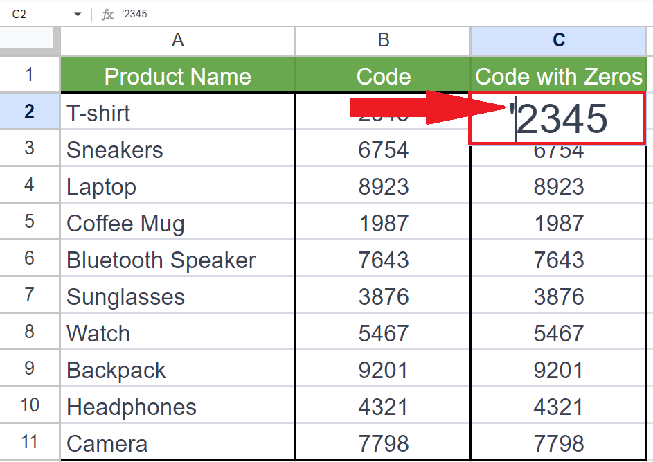 How To Keep Zeros In Google Sheets SpreadCheaters