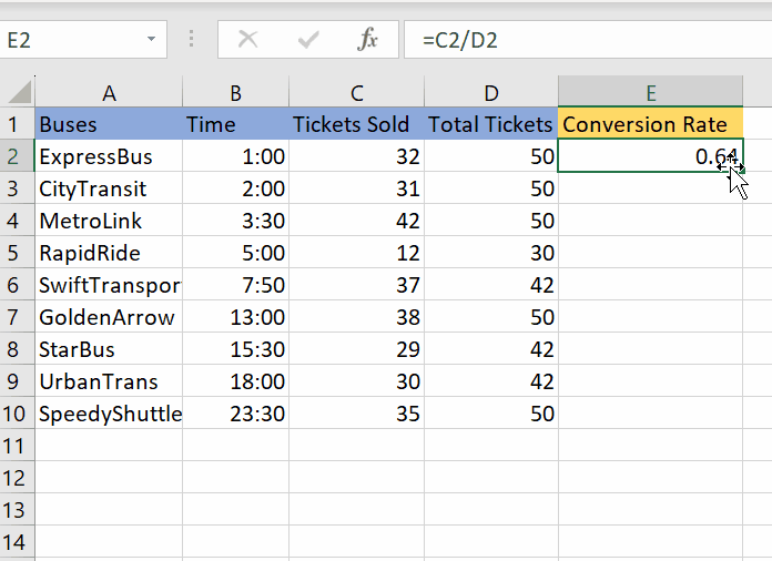 How To Calculate Conversion Rate In Excel SpreadCheaters