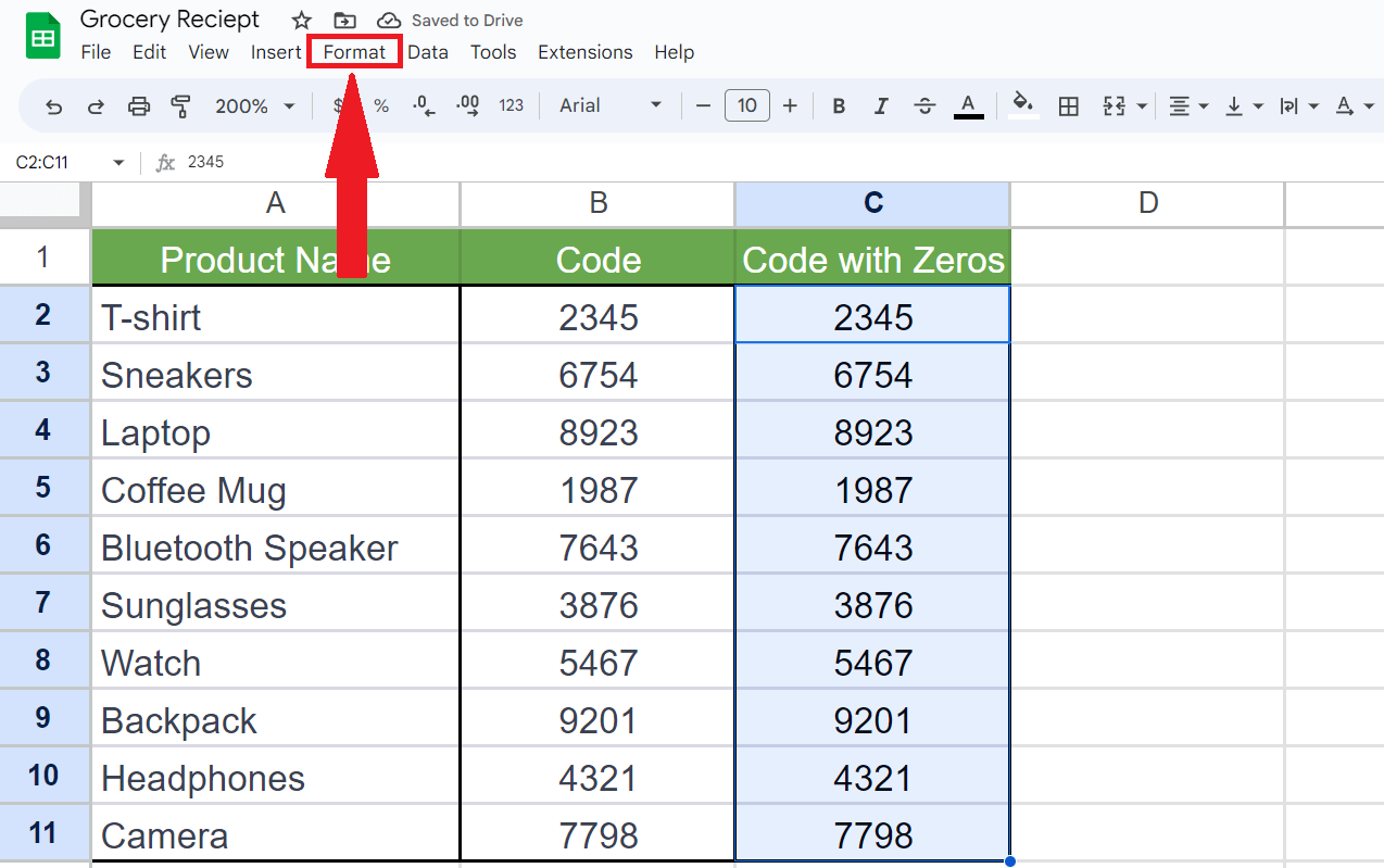 How To Keep Zeros In Google Sheets SpreadCheaters
