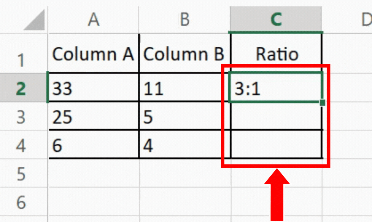 How To Write Ratios In Excel. SpreadCheaters