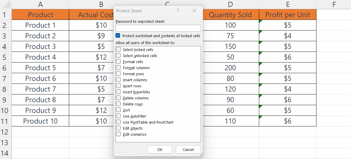How To Lock Cells With Formulas In Microsoft Excel SpreadCheaters