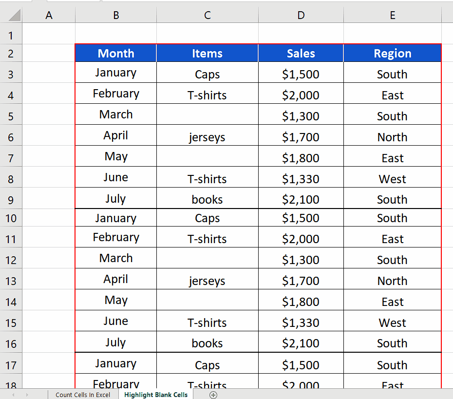How To Highlight Blank Cells In Excel SpreadCheaters