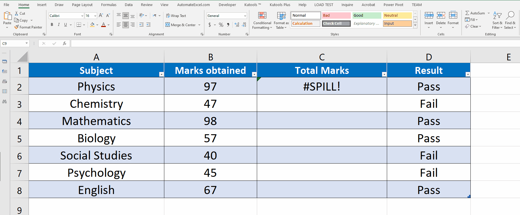 How To Resolve Spill! In Excel SpreadCheaters