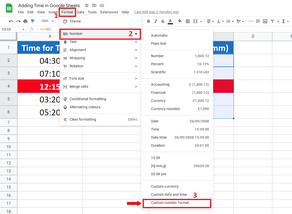 How To Add Time In Google Sheets SpreadCheaters