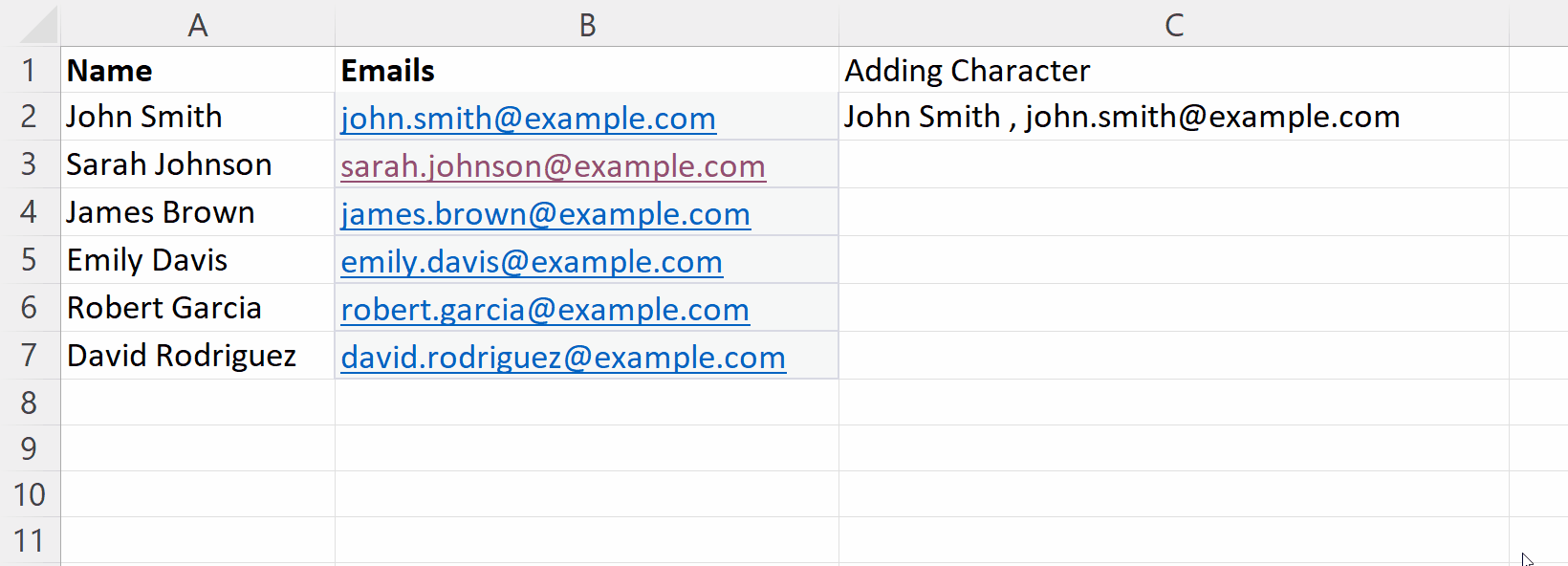 How To Add A Character In A Text String In Microsoft Excel SpreadCheaters