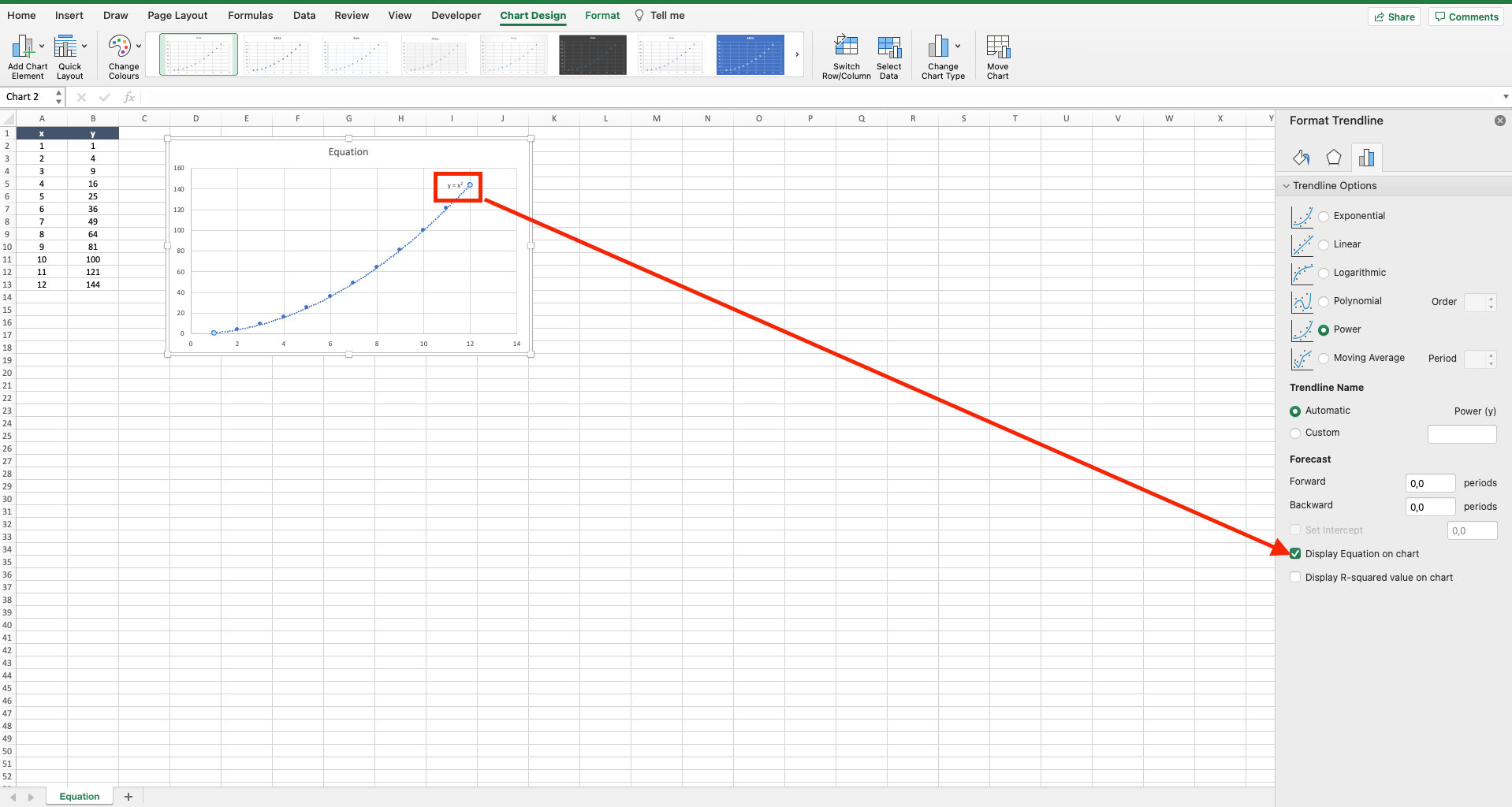 How To Add An Equation To A Graph In Excel SpreadCheaters