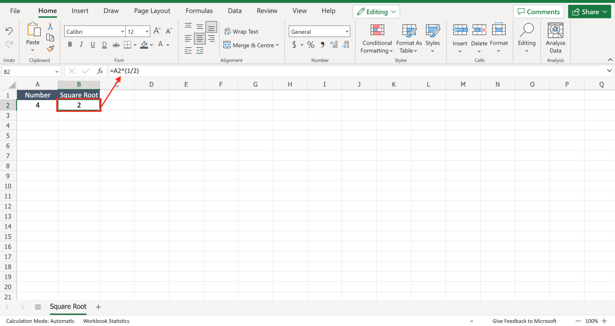 How To Calculate The Square Root In Excel SpreadCheaters