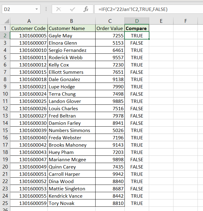 How To Compare Two Columns In Different Excel Sheets Using Vlookup