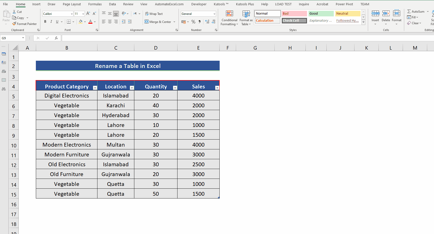 How To Convert The Table To A Normal Range In Excel SpreadCheaters