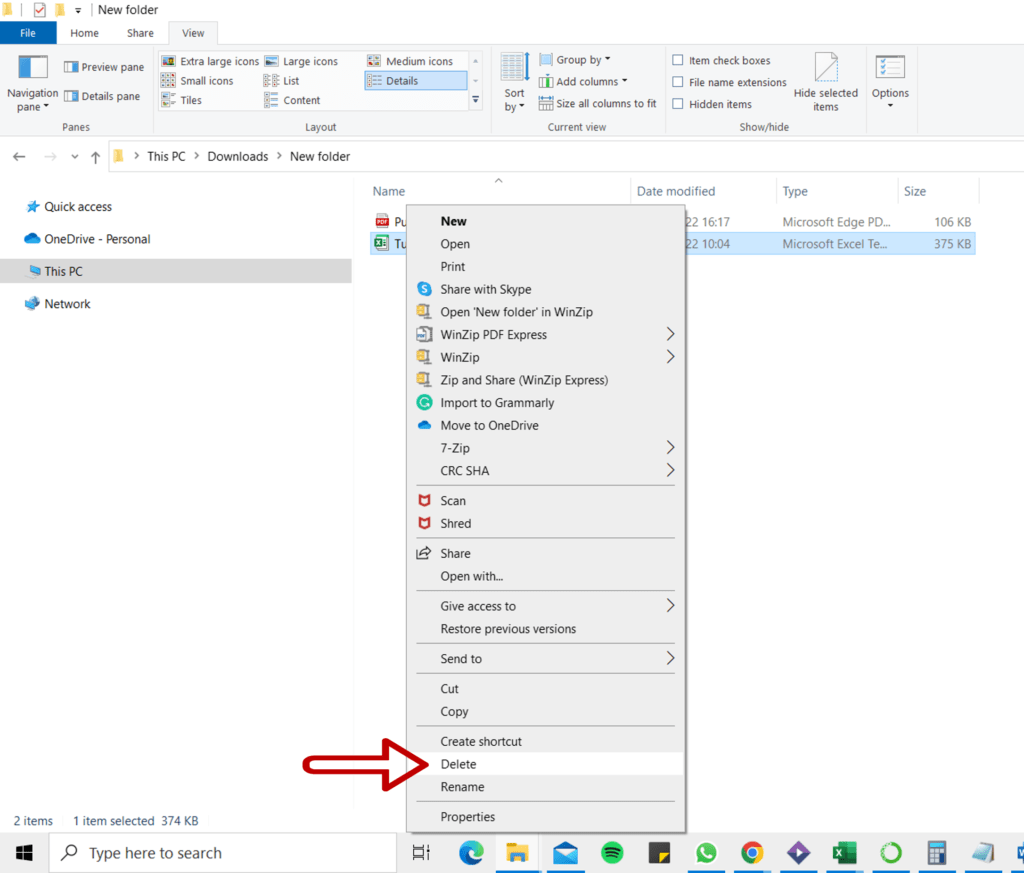 How To Delete An Excel File In Windows SpreadCheaters