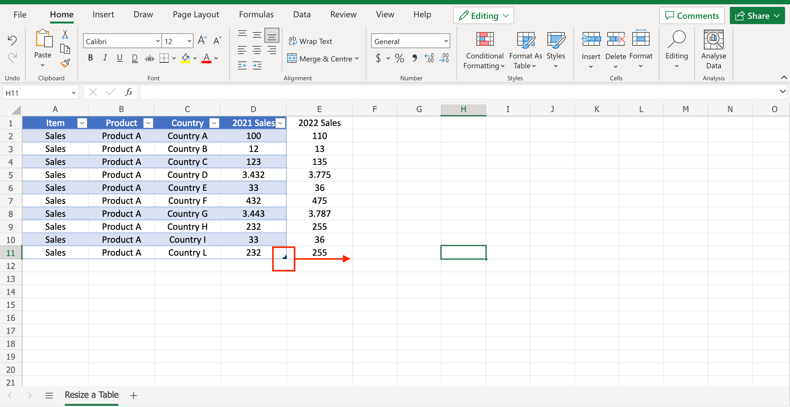How To Extend A Table In Excel SpreadCheaters