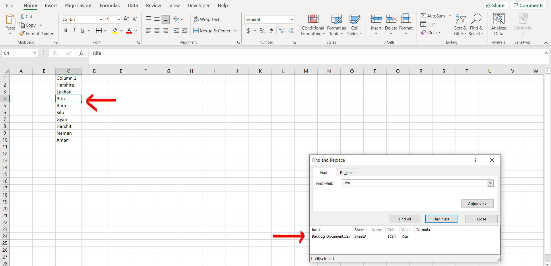 How To Find A Word In Excel SpreadCheaters